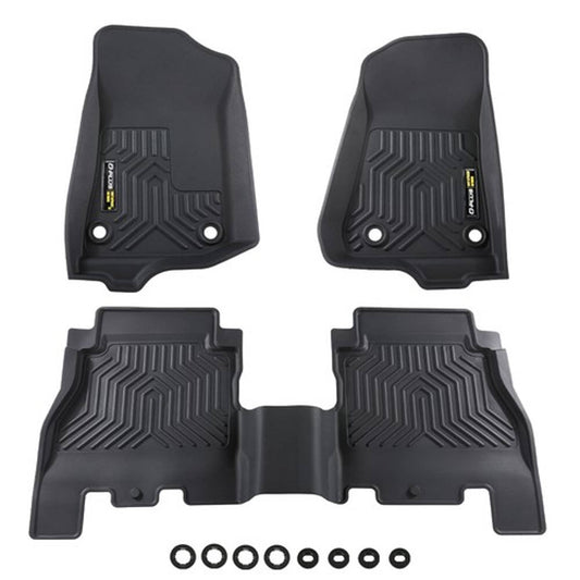 Solid Spare TPE Floor Mats Fit For 18-2023 Jeep Wrangler JL Unlimited All Weather Car Liners