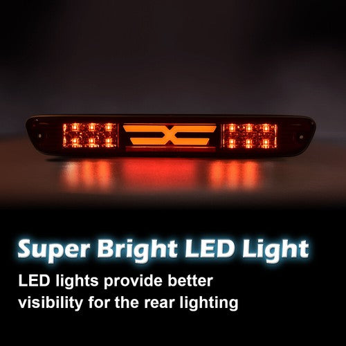 Solid Spare Fit For 04-12 Chevy Colorado/GMC Canyon LED 3rd Brake Light Cargo Lamp Red