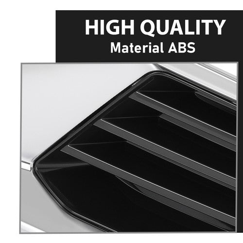 Solid Spare Fit For 2018-2019 Cadillac XTS Front Bumper Insert Fog Light Cover Left+Right
