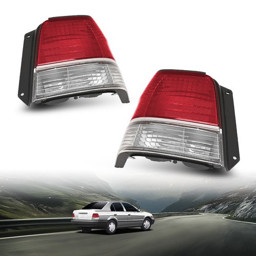 Solid Spare Rear Tail Lights Fit For 95-99 Toyota Tercel CE STD DX Brake Lamps Left+Right