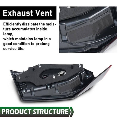 Solid Spare New Fit For 2019-2022 Nissan Altima Inner Tail Light Rear Brake Lamp Right Side