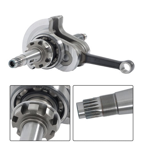 Solid Spare P015000132000101 for Hisun 550 taper ratio 1:7 Crankshaft W/Rod Massimo MSU 550