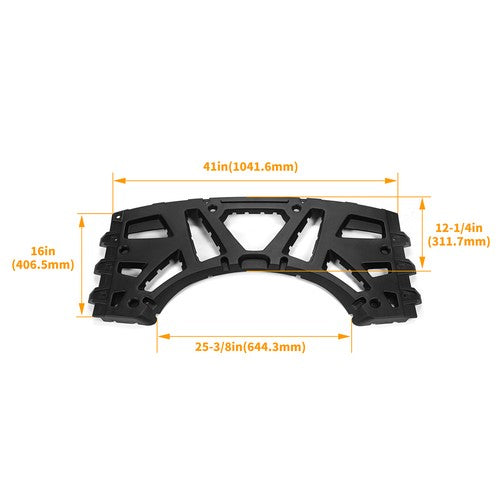 Solid Spare Utility Rear Rack Assembly For 2009-2016 Polaris Sportsman XP SP 550 850 1000