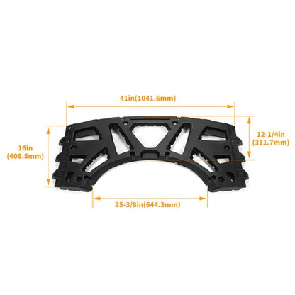Solid Spare Utility Rear Rack Assembly For 2009-2016 Polaris Sportsman XP SP 550 850 1000