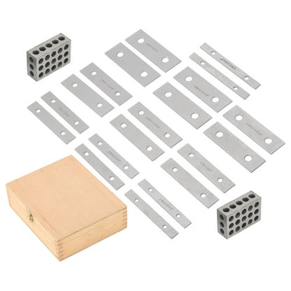 Solid Spare 1 Pair Of 1-2-3 Blocks AND 1/8 X 5" 10 Pair Of Precision Parallel Set