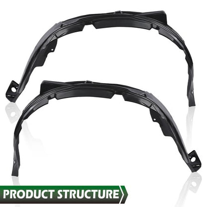 Solid Spare Fit For 12-16 Honda CRV CR-V Front Left+Right Fender Liner Splash Shield