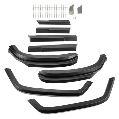 Solid Spare 8Pcs Fender Flares overfender W/ hardware For Hummer H1 /Humvee /HMMWV