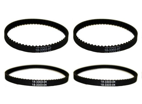 Solid Spare (2) BELT SETS FOR BISSELL PROHEAT 2X 2036688 / 2036804 - 4 BELTS TOTAL