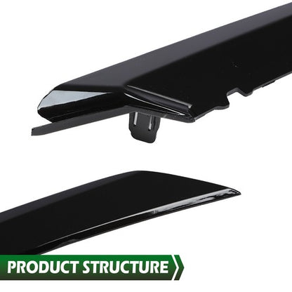 Solid Spare Fit For 18-22 Toyota Camry SE/XSE Front Bumper Headlight Trim Molding Pair