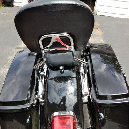 Solid Spare Detachable Backrest Sissy Bar For Harley Davidson Touring Street Glide 2009-2026