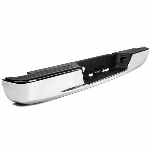 Solid Spare Rear Bumper Black Step For 2002-2008 Dodge Ram 1500 2003-2009 Ram 2500 3500