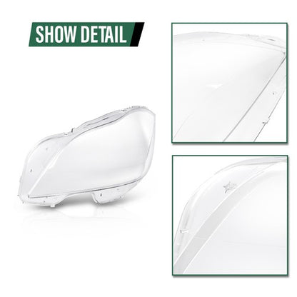 Solid Spare Fit For 2010-2014 Mercedes Benz CLS Class W218 Headlight Replacement Lens Pair