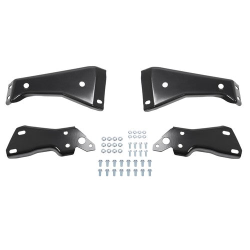 Solid Spare For Chevrolet/GMC C1500 K1500 88-00 Rear Bumper Inner Outer Bracket Mounting Set