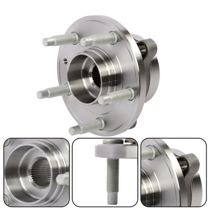 Solid Spare 513275 For Ford Taurus 2013 2014-2017 2018 4PCS Front & Rear Wheel Bearing Hub