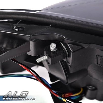 Solid Spare Clear Corner Black Headlights Fit For 06-13 Chevy Impala/06-07 Monte Carlo