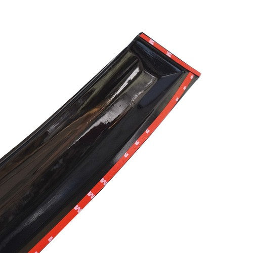 Solid Spare Window Rain Guard Visors 4-Door Sedan For Honda Civic 2006-2011 Mugen II Style