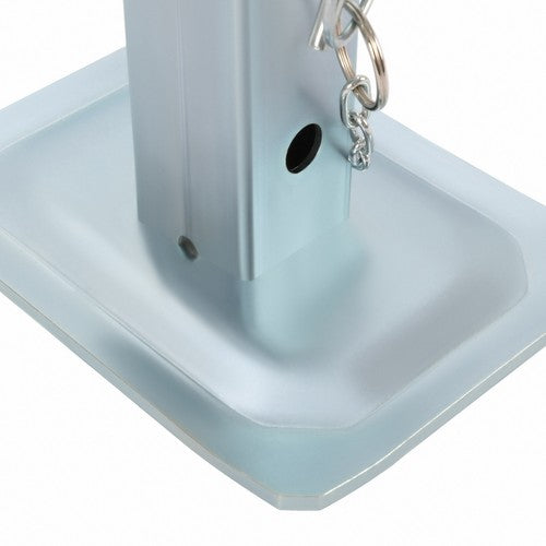 Solid Spare 8000lbs Jack Stand Drop Leg Foot Pad For Square Jacks W/ 2'' Tube Trailer Camper