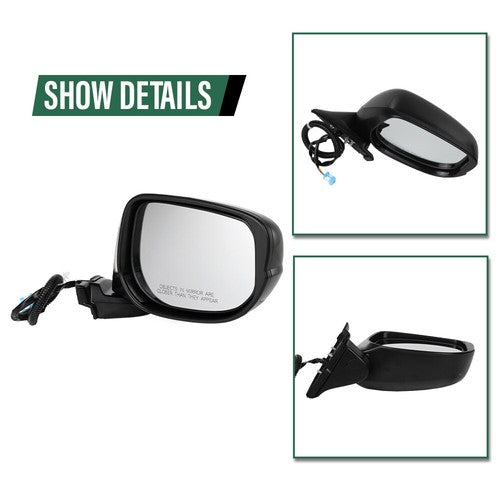 Solid Spare Manual Folding Power Mirror Driver & Passenger Side Fit For 2009-2014 Honda Fit