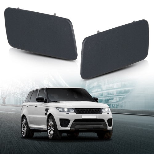 Solid Spare Fit For 14-17 Land Rover Range Rover Sport Headlight Washer Cover Left & Right
