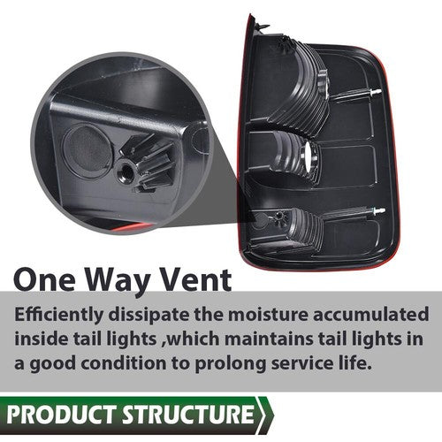 Solid Spare Fit For 04-2006 Ford F150 F-150 Styleside Tail Light Brake Lamp Left Driver Side