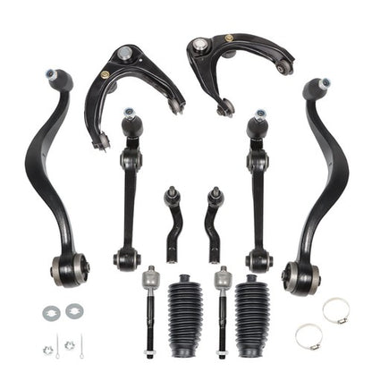 Solid Spare 12x For Ford Fusion 2010-2012 Front Upper Lower Forward Rearward Control Arm Kit