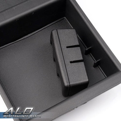 Solid Spare Fit For 2014-2018 Silverado Tahoe Escalade Center Console Coin Holder Dispenser