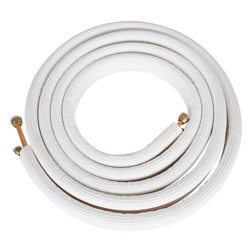 Solid Spare 16FT 1/4" - 3/8" Dia. Air Conditioning Cooling Connection Pipe Install Kit