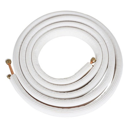 Solid Spare 16FT 1/4" - 3/8" Dia. Air Conditioning Cooling Connection Pipe Install Kit