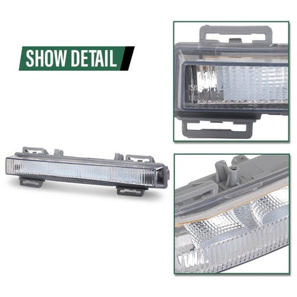 Solid Spare Fit For 13-15 Benz W166 ML/GL X204 GLK LED Daytime Running Light Fog Lamp Right