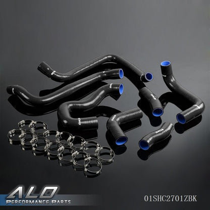 Solid Spare Fit For 89-99 Lotus Esprits SE S4 S4S 300/GT3 910 2.2L Silicone Radiator Hose