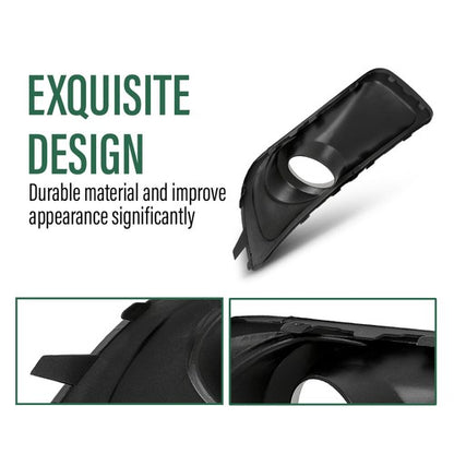 Solid Spare Fit For 2010-2012 Subaru Outback Front Bumper Fog Light Bezel Lamp Trim Left
