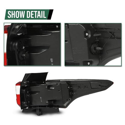 Solid Spare LED Tail Light Brake Lamp Assembly Fit For 18-21 Chevrolet Traverse Left Side
