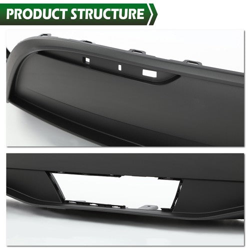 Solid Spare Fit For 2020-2024 Tesla Model Y Rear Bumper Lower Fascia Valance Cover Trim