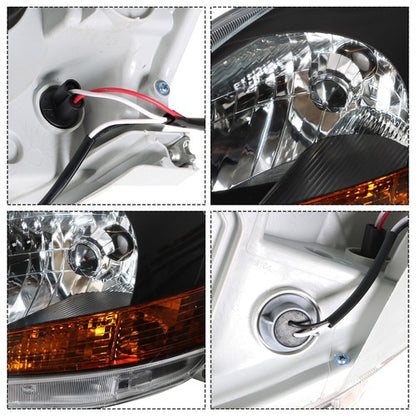 Solid Spare Driver+Passenger Side Fog Lights For 2007-2011 Toyota Yaris Halogen Headlights