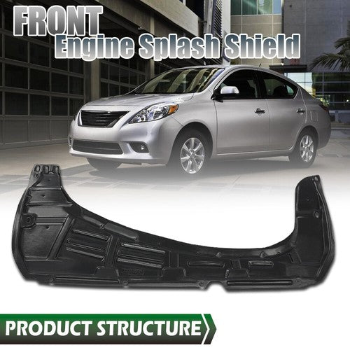 Solid Spare Front Engine Splash Shield Under Cover Fit For 2007-2012 Nissan Versa NI1228132