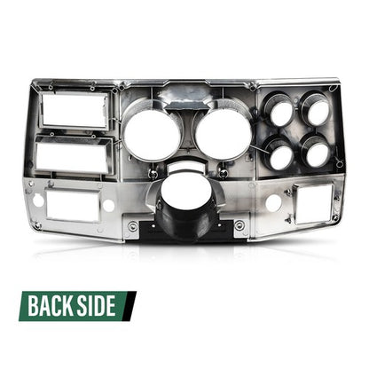 Solid Spare Fit For 1984-1987 Chevrolet GMC Truck Gauge Instrument Dash Bezel Trim With A/C