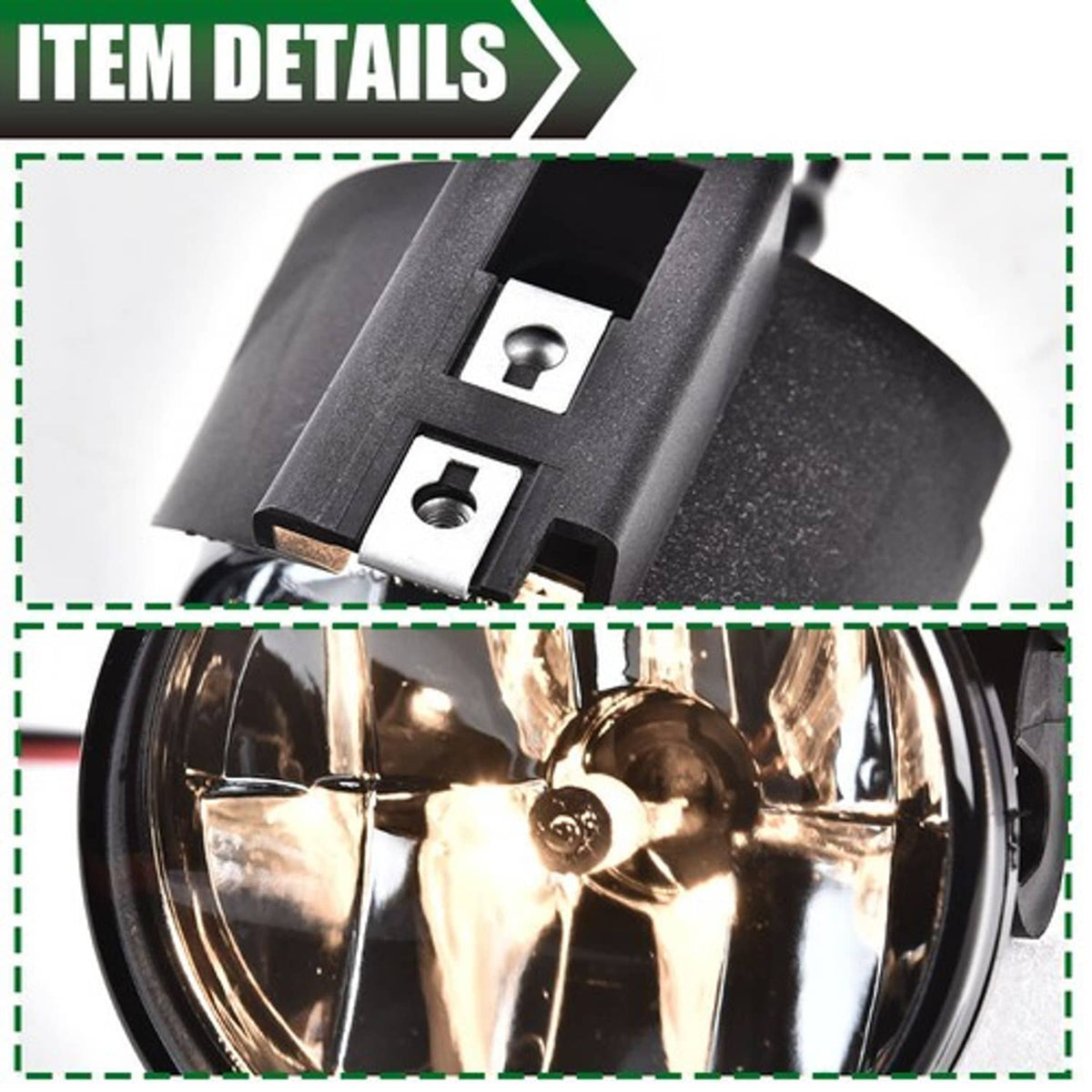 Solid Spare Fit For 97-00 Dodge Dakota / 98-00 Durango Fog Lights Driving Lamps Smoke