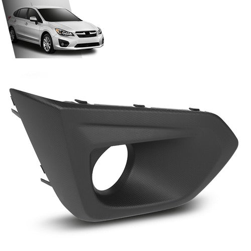 Solid Spare Fog Light Bezel Lamp Cover Fit For 2012 2013 2014 Subaru Impreza Right Side