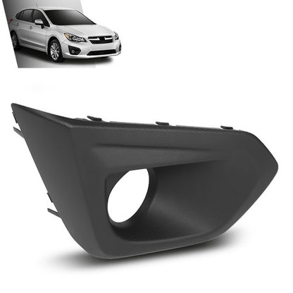Solid Spare Fog Light Bezel Lamp Cover Fit For 2012 2013 2014 Subaru Impreza Right Side