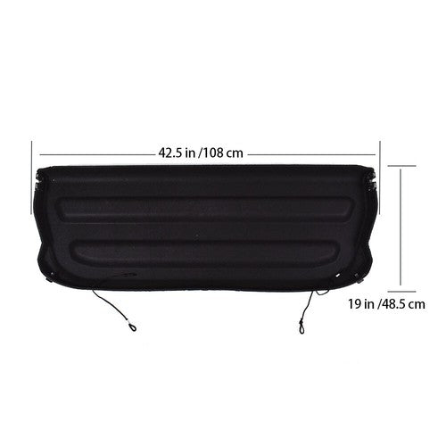 Solid Spare Cargo Cover Shield Shade Tonneau Non Retractable For 2015 2016-2019 Honda New