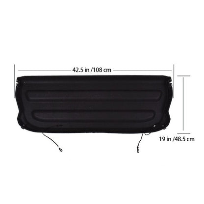 Solid Spare Cargo Cover Shield Shade Tonneau Non Retractable For 2015 2016-2019 Honda New