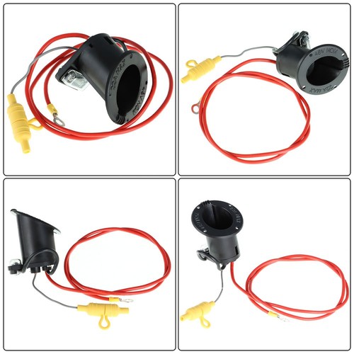 Solid Spare For Club Car Golf Cart 48 Volt Charger Receptacle And Fuse Kit 101802101