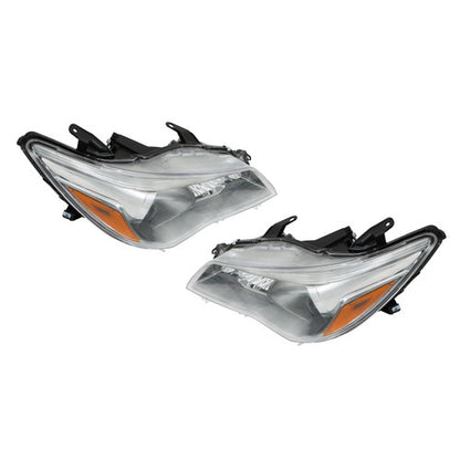 Solid Spare Headlights Headlamps Clear Lens Left+Right Side Fit For Toyota Camry 2015-2017