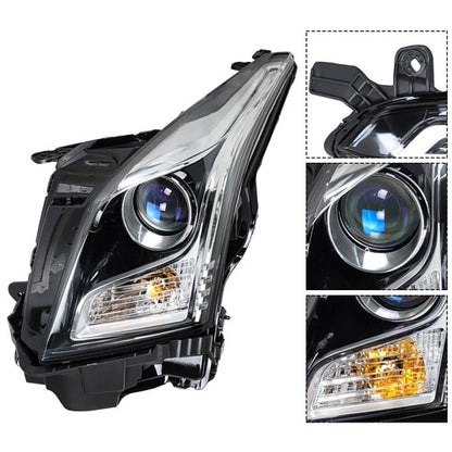 Solid Spare Left+Right Halogen Headlights Projector&Tail Lights For 2013-2018 Cadillac ATS