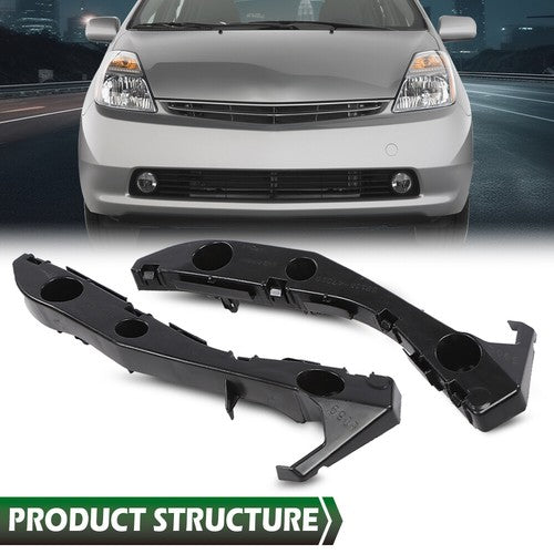 Solid Spare Fit For 2004-2009 Toyota Prius Front Bumper Bracket Retainer Left+Right Side