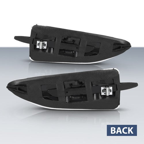 Solid Spare Front Fender Grille Molding Plate Left+Right Fit For 2017 2018 2019 Ford Escape