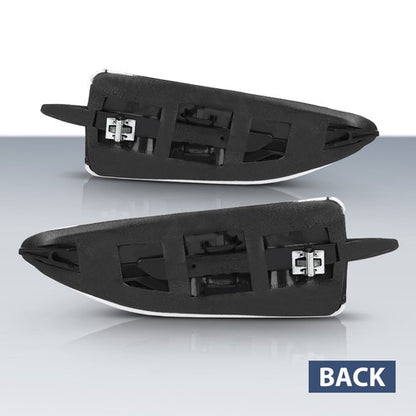 Solid Spare Front Fender Grille Molding Plate Left+Right Fit For 2017 2018 2019 Ford Escape