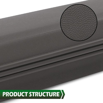 Solid Spare Fit For 11-16 Ford F-250 F-350 Tailgate Flexible Step Center Molding Trim Brown
