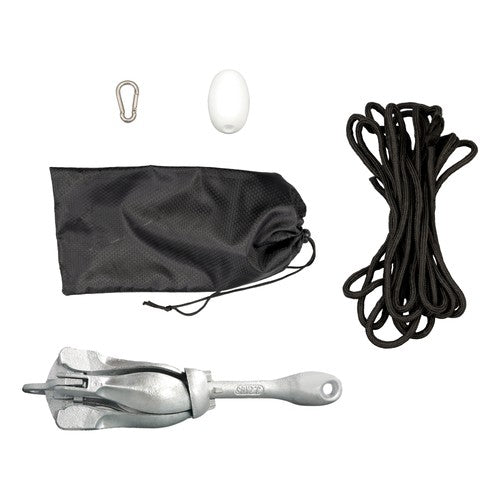 Solid Spare For PWC Canoe Jet Ski 1 × New Marine Kayak Folding Anchor Kit 7.05Lb White