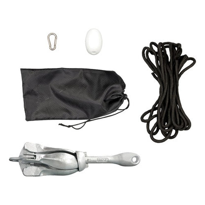 Solid Spare For PWC Canoe Jet Ski 1 × New Marine Kayak Folding Anchor Kit 7.05Lb White